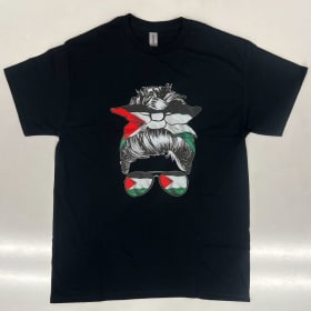 Palestinian Lady with Glasses (Black) Adult M item