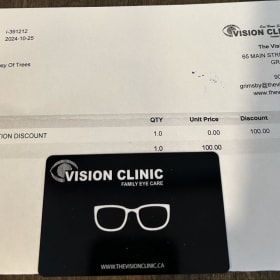 Vision Clinic Gift Certificate - D7A item