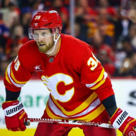 Autographed Calgary Flames Hockey Stick by Anthony Mantha item