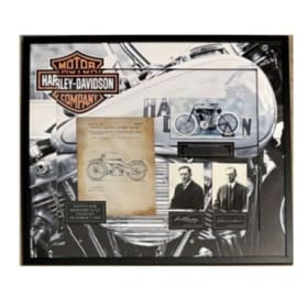 Harley Davidson 3D Historical Patent Collage item