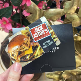 25. Enjoy a meal at Jack Astor's #1 (V. $100) item