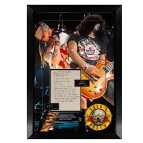 Guns N Roses Commemorative Handwritten 3D Music Lyrics item