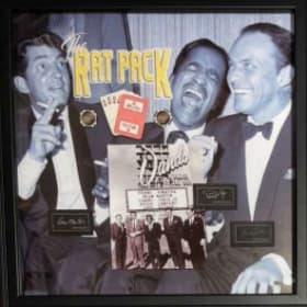 “The Rat Pack at the Sands” 3D Casino Chips and Cards item
