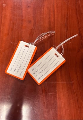 (2) Medical Missions Foundation Signature Luggage Tags item