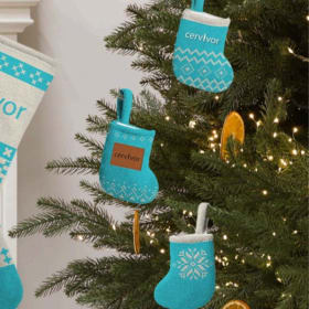 Single Mini Stocking - Snowflake Logo Design item