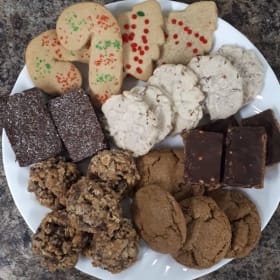 Tray of Christmas Cookies and Squares (3/6) item