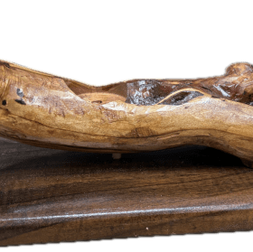 Handmade Wooden Tealight Stand item