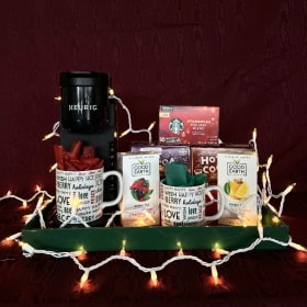 Cozy Cafe Bliss Basket item