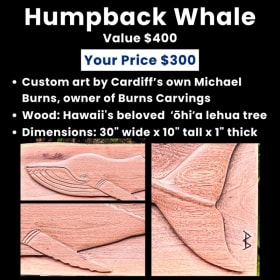 Humpback Whale Carving item