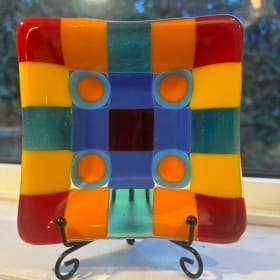 Petit bol en vitrail item