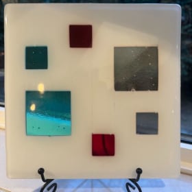 assiette décorative - vitrail item