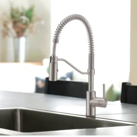 04.Danze Single Handle Kitchen Faucet - Retail $200 item