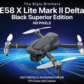 08.Bigly Brothers E58 X LITE Mark II Delta Drone Retail $400 item