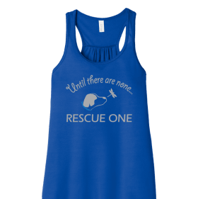 Royal Blue "Until there are None, Rescue One" item