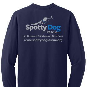 Navy "Rescued is my Favorite Breed" item