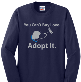 Navy 'You Can't Buy Love, Adopt It" item