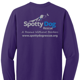 Purple "Rescued is my Favorite Breed" item