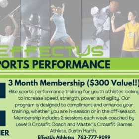 Effectus Youth Sports Performance - 3 Month Membership item
