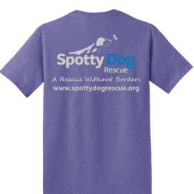 Heather Purple "Rescued is my Favorite Breed" item