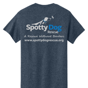 Heather Navy "Rescued is my Favorite Breed" item