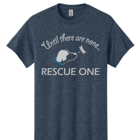 Heather Navy "Until There are None, Rescue One" item