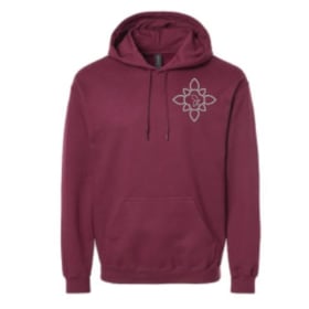Unisex Burgundy Hoodie item