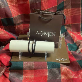 The Ten Commandments Black Bracelet by Amen item