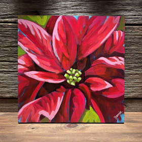 Poinsettia Painting by Bonnie Jones item