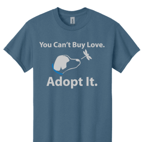 Indigo "You Can't Buy Love, Adopt It" item