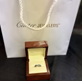 Carter's Fire Opal and Diamond Ring item