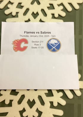 Calgary Flames vs Buffalo Sabres (4 Tickets) item