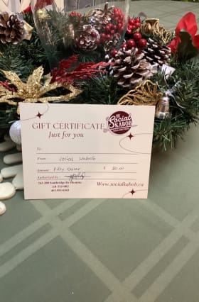 The Social Kabob $50 Gift Certificate item