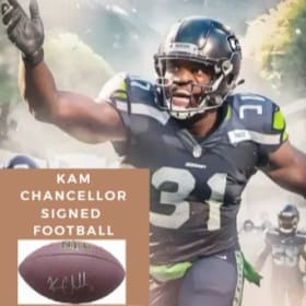 Kam Chancellor Signed Football item