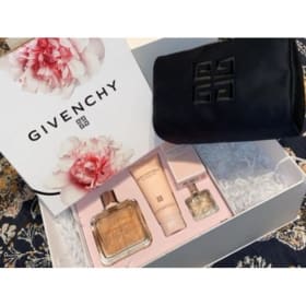 Givenchy perfume set and makeup bag item