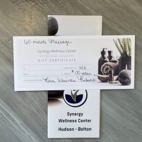 1 hour massage - Synergy Wellness Center item