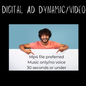 Digital Ad- Dynamic/Video item