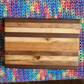 Hand Built Wooden Cutting Board - Medium item