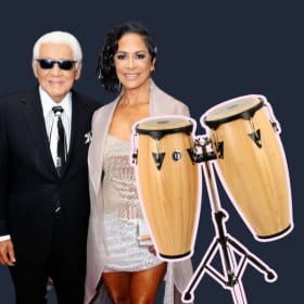 Sheila & Pete Escovedo Signed LP Congas item