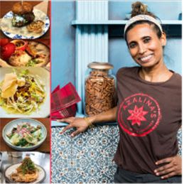 Chef and Owner Azalina Eusope Presents item