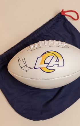 #35 Autographed Football by Cooper Kupp of the LA RAMS item