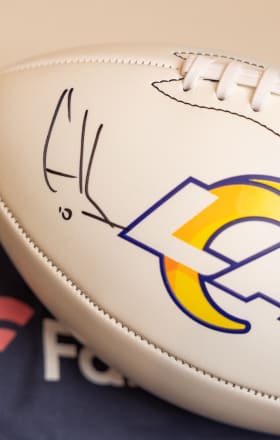 #35 Autographed Football by Cooper Kupp of the LA RAMS item