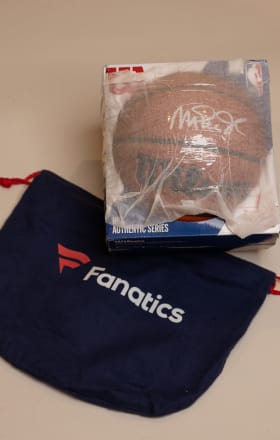 #33 Autographed NBA basketball by MAGIC JOHNSON item