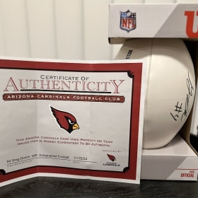 Arizona Cardinals Autographed Football item
