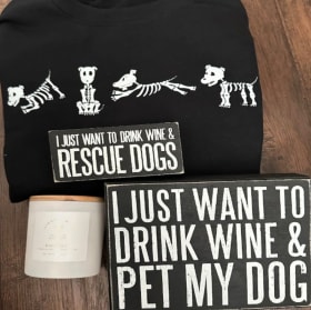 Dog + Candle Basket item