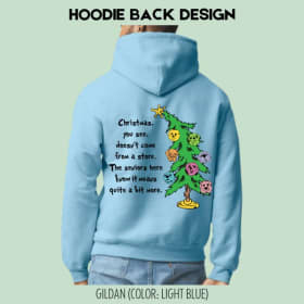 Christmas “Light Blue” Hoodie Size: XX-Large item