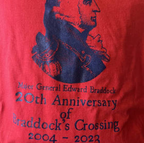 20th Annual Crossing T-Shirt (Size LARGE RED) item