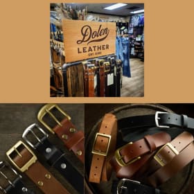 Custom Leather Belt item