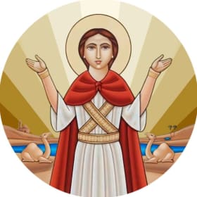 St. Meena's Mosaic Icon item