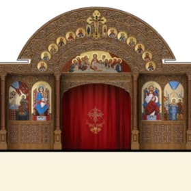 Iconostasis woodword item