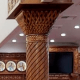 Column wooden frame item